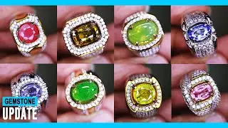 GEMSTONES UPDATE 10092025 - FANCY BLUE PINK SAPPHIRE JADEITE JADE BURMA ZIRCON TOURMALINE EMERALD