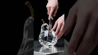 🙂😎watch the how cut the transparent fruits 🍈 #shorts #transparence #ai