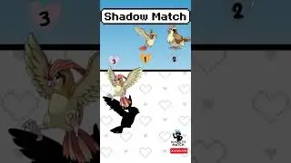 🔥 Who&rsquo;s That Shadow? Pokemon Pidgey | Shadow Match Challenge!