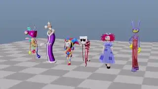 the amazing digital circus walk cycle stayin alive