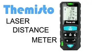 Themisto TH-M81 Laser Distance Meter (50m Range) with Backlit LCD and Pythagorean Mode