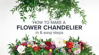Flower Chandelier DIY for Your Next Party