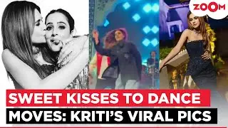 Kriti Sanon shares EPIC dump of Nupur Sanon's wedding | From sweet kisses to BOLD dance moves