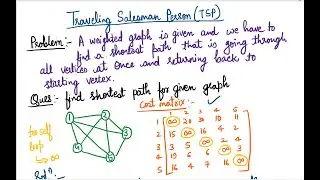 Traveling salesman person || TSP || branch and bound || analysis and design of algorithm