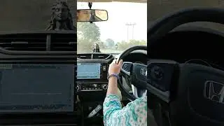 Driving car school car drive in very dificult road drive slow car