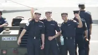 UK Aircraft Carrier HMS Prince of Wales Arrives in Tokyo