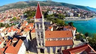 Aerial View / Cathedral of St.Lawrence in Trogir Croatia