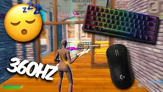 Razer Huntsman Mini ASMR 😴 Tilted Zone Wars Gameplay 🏆 Satisfying Keyboard Fortnite 240 FPS 4K
