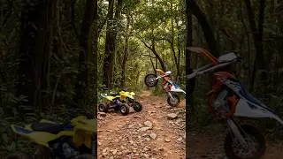 Suzuki Quad Racer vs KTM 450 SX-F | Epic Mini Off-Road Adventure #Shorts #DiecastAdventure