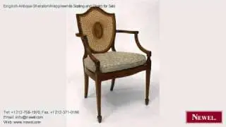 English Antique Sheraton/Hepplewhite Seating and Chairs