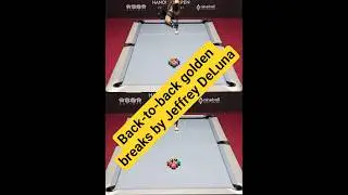 back-to-back golden breaks, side-by-side comparison by Jeffrey De Luna