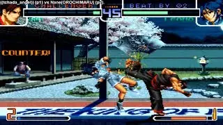 KoF 2002 - tchada angel (Morocco) vs Nane(OROCHIMARU) (Brazil) キング オブ ファイターズ  2002