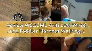 Review WSZCML Anti Lost Wrist Link,Toddler Harness Walking Leash with Induction Lock,Reflective Chil