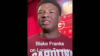 Blake Franks on South Carolina offensive line coach Lonnie Teasley #shorts #gamecockfootball
