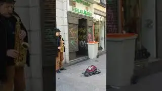 Street Saxophone Madrid Nice Jazz and Wind