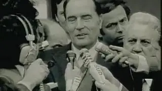 Fran&ccedil;ois Mitterrand chez Alain Poher