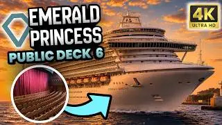 Emerald Princess Public Deck 6 | Tall Man's Cruise Adventures