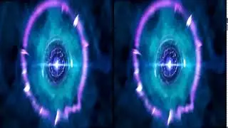 SBS VR Space Time Vortex loop (Virtual reality)
