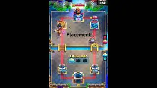 Perfect skeleton zappies placement #clashroyale