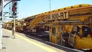 GBRf JT42, 66703 & Colas JT42 66850 arrive on an Engineering train May 2025
