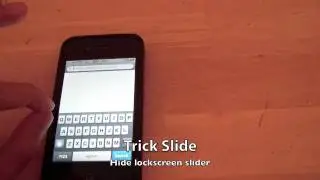 Trickslide - Hide lockscreen slider