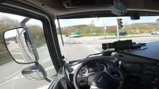 H&ouml;chst im Odenwald--Gersheim--POV truck driving