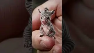 Tiny Zebra Baby🦓💕 The Cutest Handful! 🦓💕 #zebralove #babyanimals