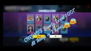 i got CHRONO'S Bounty Event i got All Things of CHRONO'S Bounty Event 😱😱😱