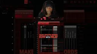 Make Words Echo with Delay | FL Studio | Beginner Tutorial