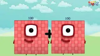 Numberblocks Одинаковые числа 2 раза Сложение от 91 до 105 | Сложение 2 чисел | Numberblocks для дошкольников 40
