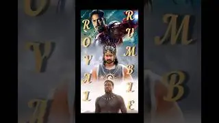 Royal Rumble - Bahubali vs Iron man vs Black Panther #marvel  #mcu #ironman #bahubali #rdj #deadpool
