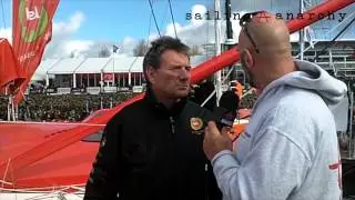 Kito De Pavant, Groupe Bel Skipper, meets Sailing Anarchy's INNERVIEW at the 2012 Vendee Globe