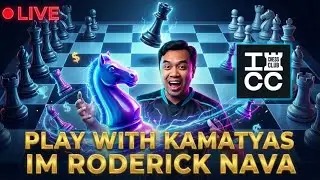 IM Roderick Nava will play and share some Chess tips with the Internet Chess Club users.