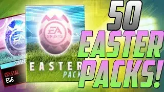CRYSTAL EGG HUNT!-50 INSANE EASTER PACKS!-Madden Mobile 17