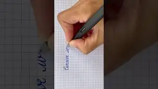 Improve Your Cursive Handwriting In Just 6 Minutes #handwriting #cursive #improve #shorts #fun