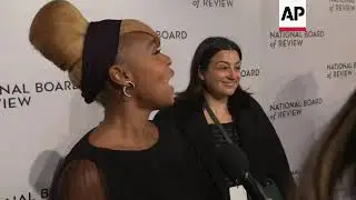 Janelle Monae, Danielle Deadwyler, Michelle Yeoh and more arrive at the National Board of Review awa