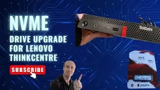 Adding a Kingston NVME NV3 storage device to a Lenovo Thinkcentre to replace the SATA hard drive