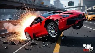 GTA 5 Crazy Car Crashes 🚗💥 | Insane High-Speed Accidents & Funny Fails