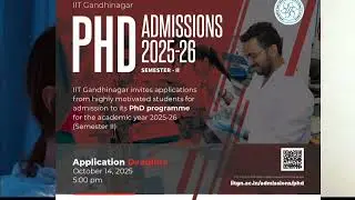 IIT Gandhinagar PhD Admissions starts