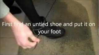 How to tie your shoes (GOOD TUTORIAL)