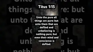 Make Sure Your Conscience Is PURE #motivation