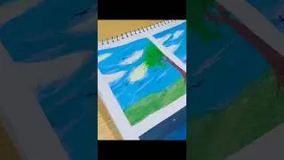 Easy painting ideas/For beginners #poster #art #shortsfeed #shorts @FarjanaDrawingAcademy