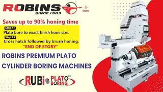 Robins Premium Plato Cylinder Boring Machines Single Cylinder #robinsmachines #enginerebuilding
