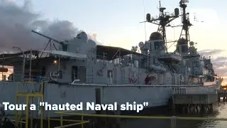 Exploring Michigan: Brave your way through a haunted experience on a real Naval ship!