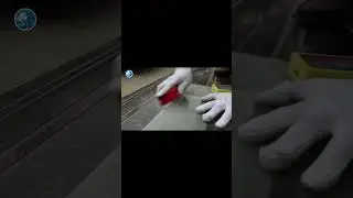 Diamond hand pad working process