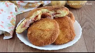Cotolette di patate ripiene di pomodoro e mozzarella