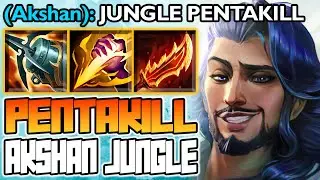 JUNGLE AKSHAN IS A PENTAKILL MACHINE (23 KILLS)