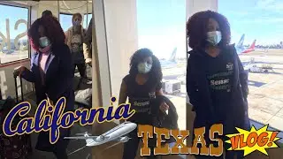 PANDEMIC TRAVEL VLOG | CALIFORNIA TO DALLS TEXAS | MEET THE PRESIDENT | OKPA 9MILE IN TEXAS 🇺🇸 1/3