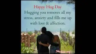 12 February Hug day special❤ status for friends/gf bf frnd husband❤ wife hug day status/status asq