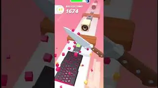 perfect slices Level 24 - gameplay walkthrough | slice cutting game | chop game #shorts #game